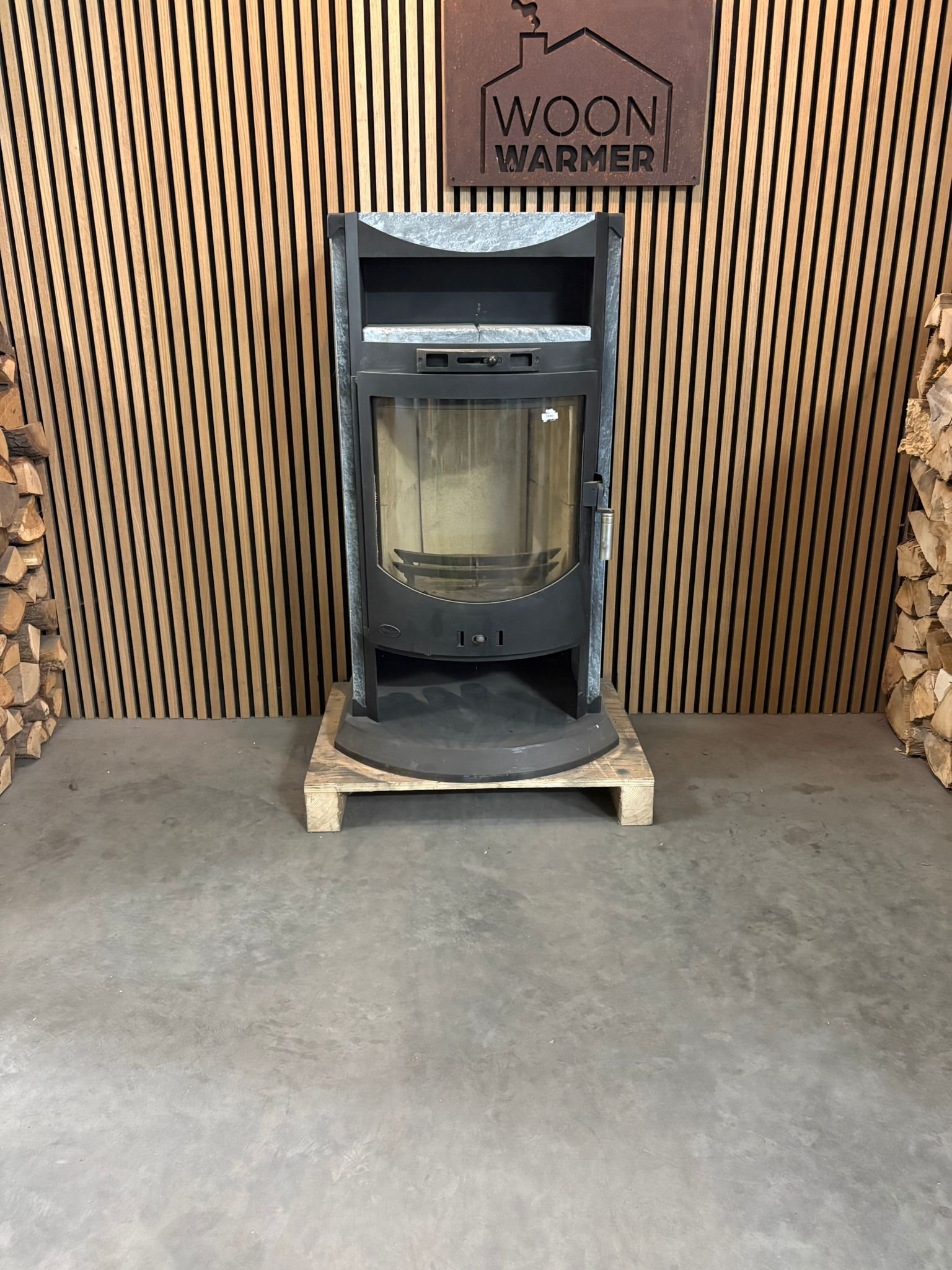 Zware Speksteenkachel Fireplace