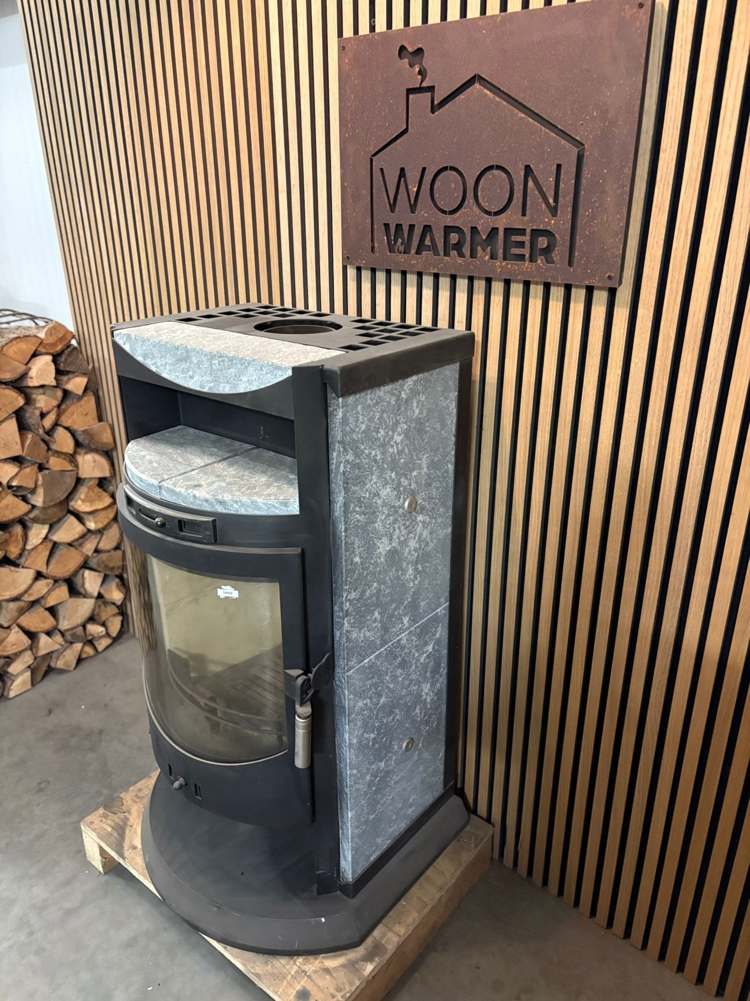 Zware Speksteenkachel Fireplace - Afbeelding 3