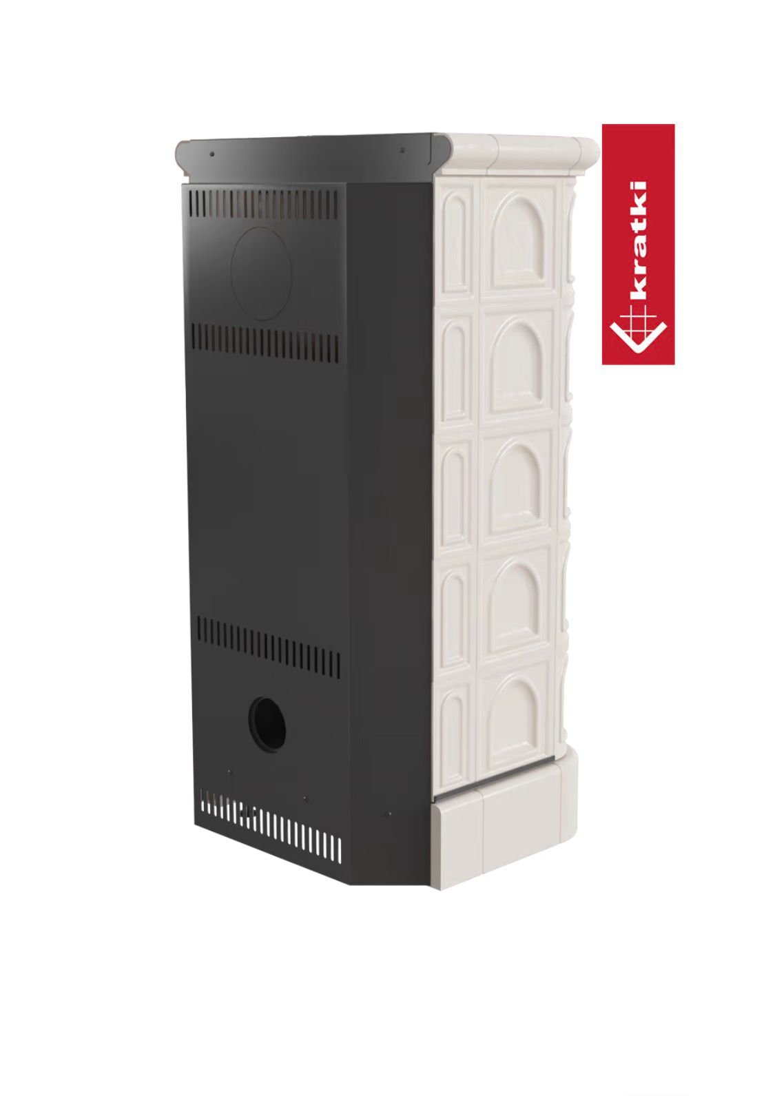 Tegelkachel Houtkachel Blanka - Afbeelding 2