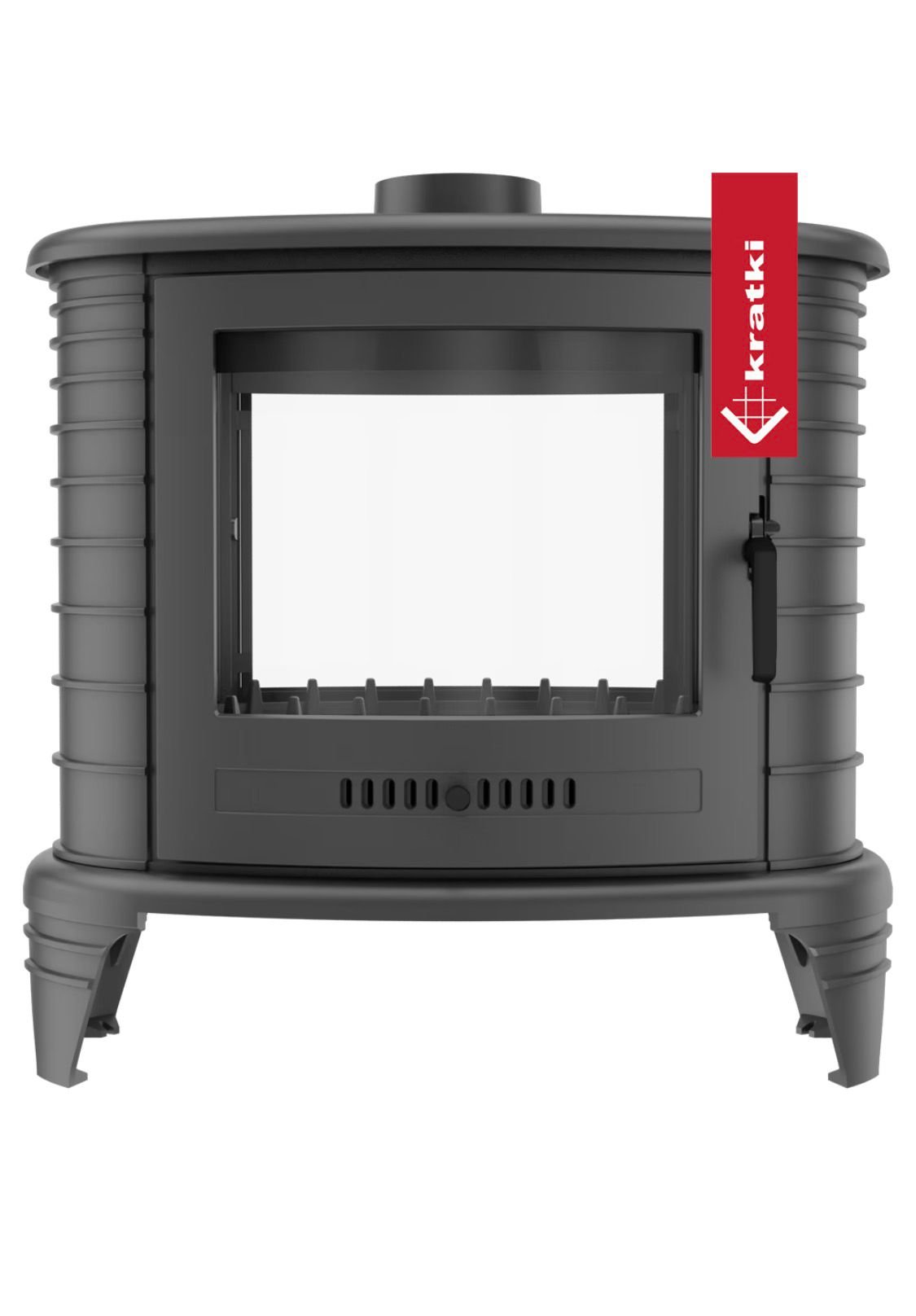 Tunnelhaard gietijzeren houtkachel - Afbeelding 3