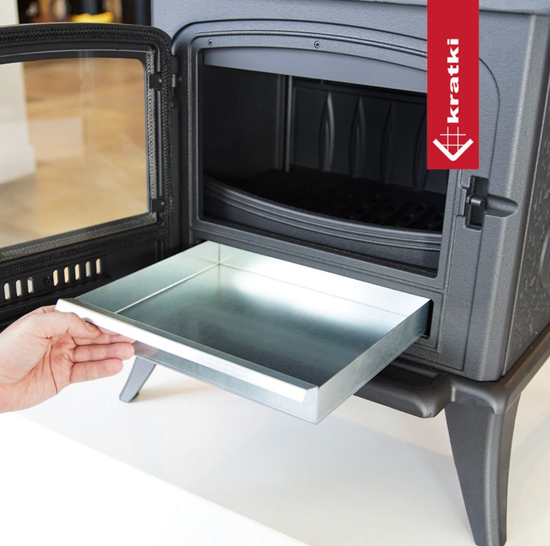 Tunnelhaard gietijzeren houtkachel - Afbeelding 4