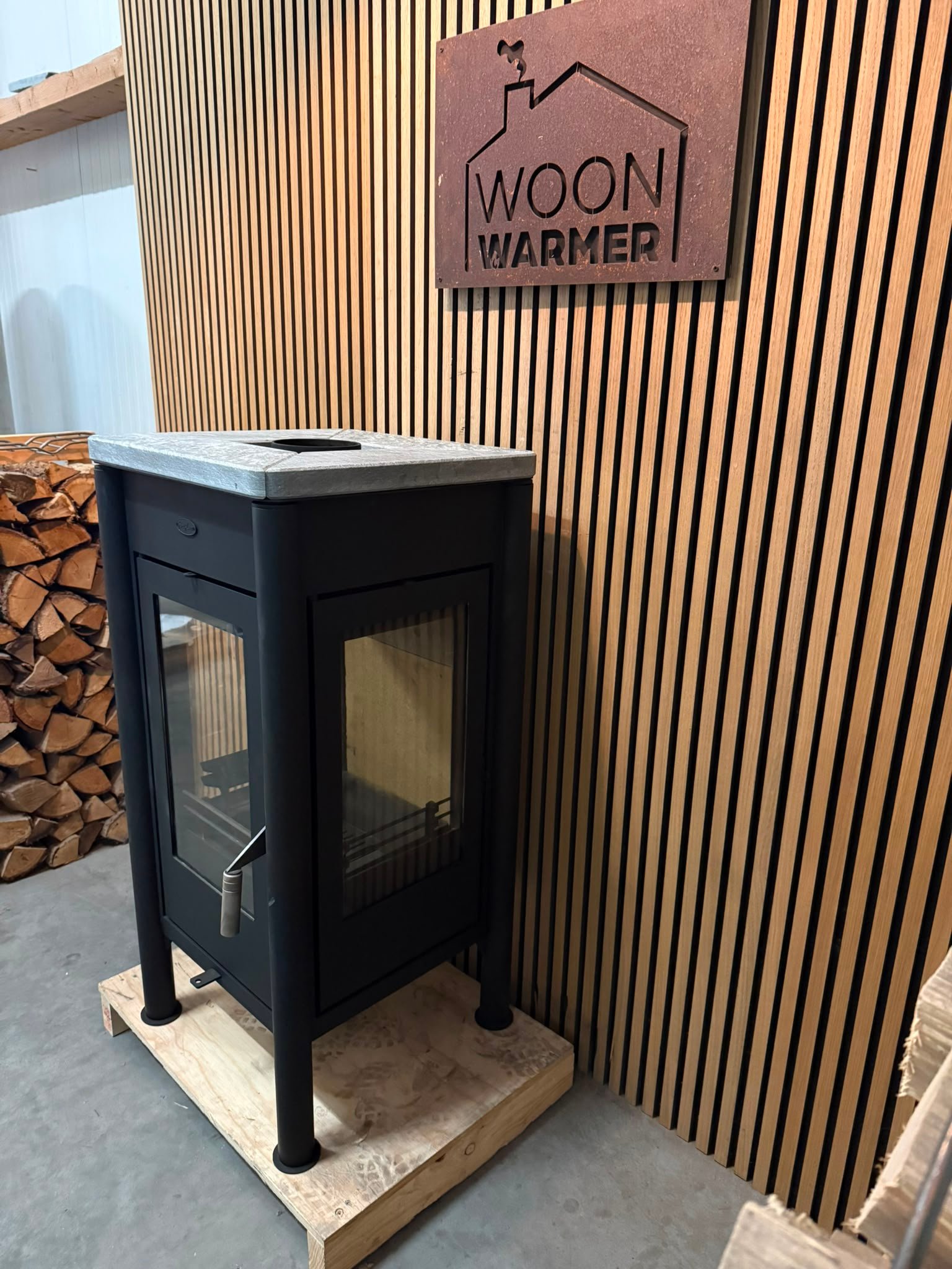 Houtkachel met speksteen Fireplace - Afbeelding 4